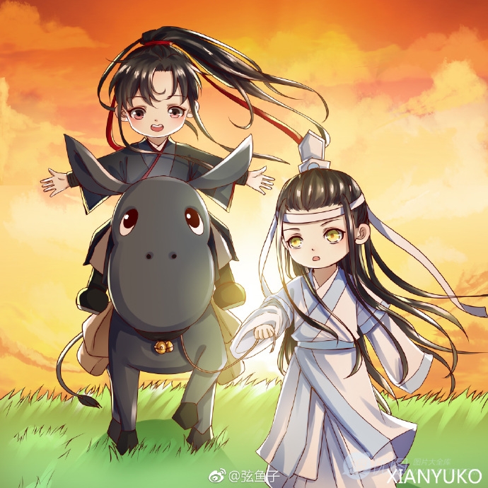 动漫画师弦鱼子超Q版可爱人物和手绘人物图片集  第9张