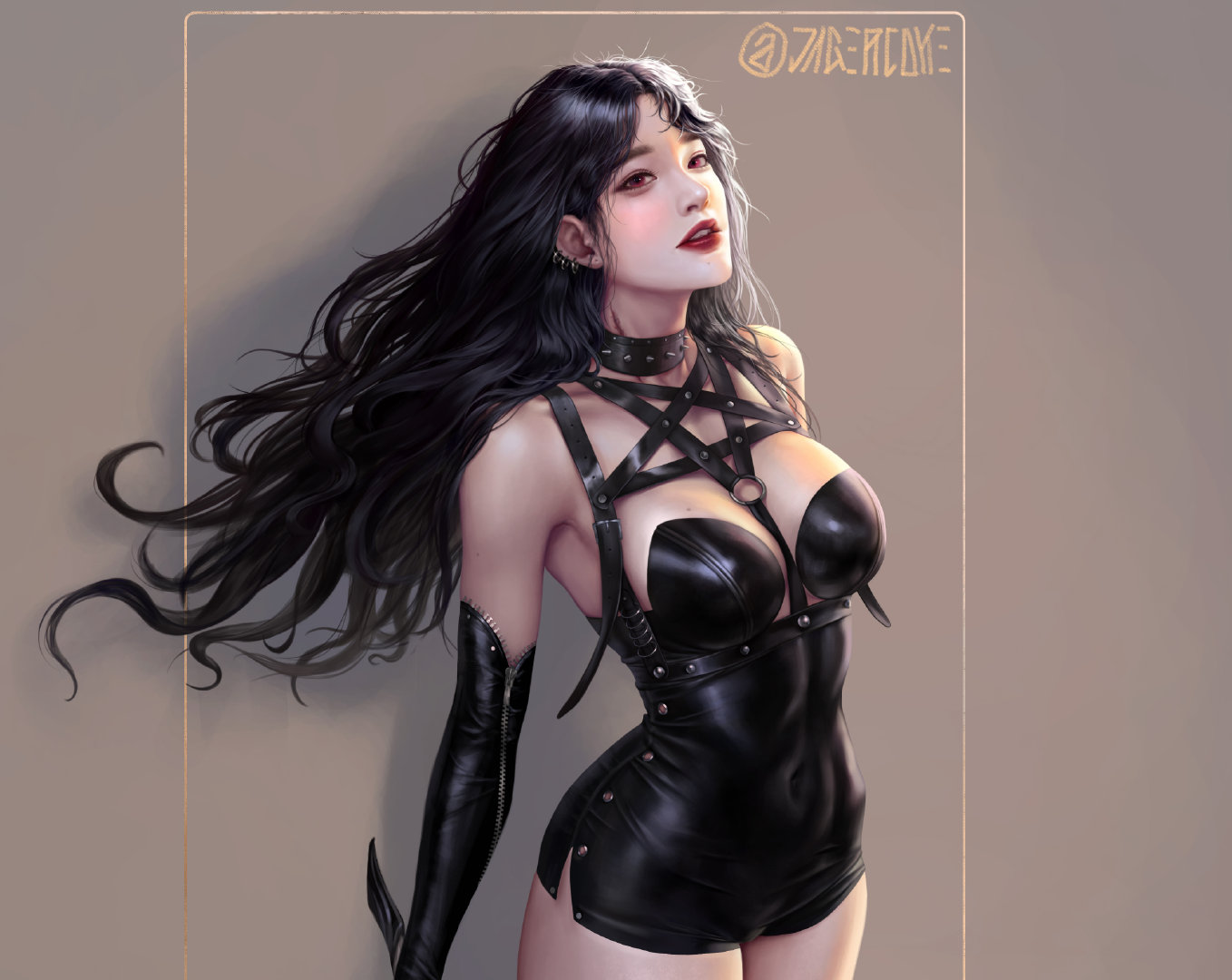 性感精灵吸血鬼CG插画-出自韩国画师jagercoke之手  第5张