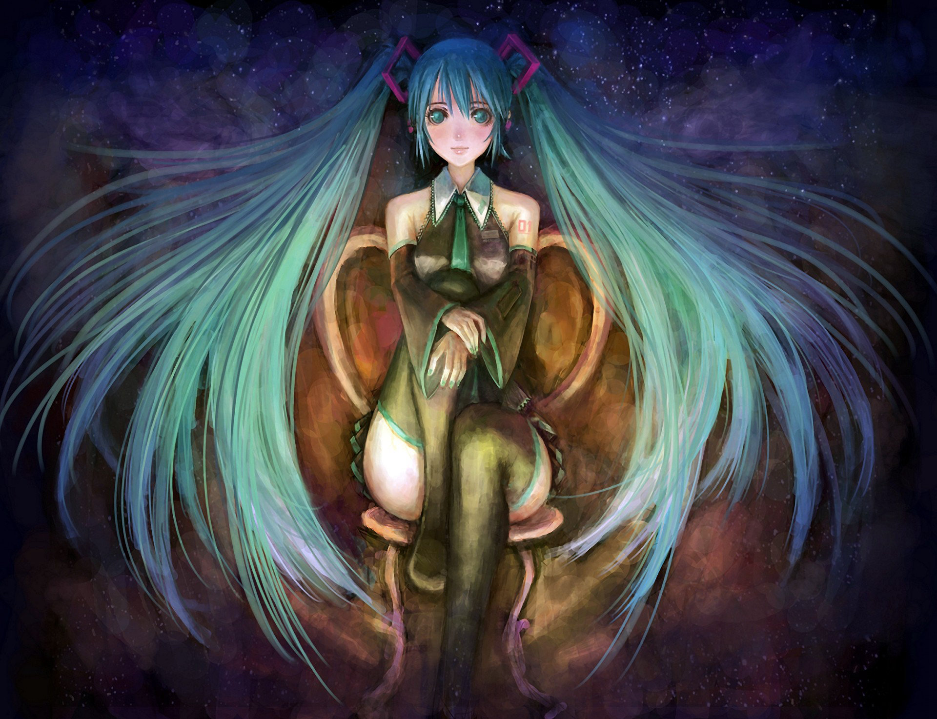 二次元美女初音未来唯美插画图片鉴赏4月11日  第6张