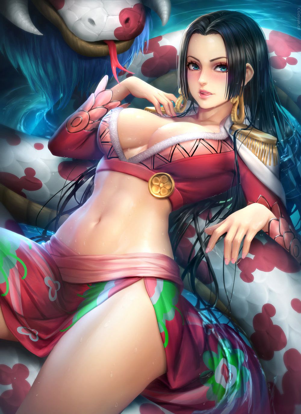 夸张的美女身体部位描绘，P站画师NeoArtCorE大神手绘CG原画集  第9张