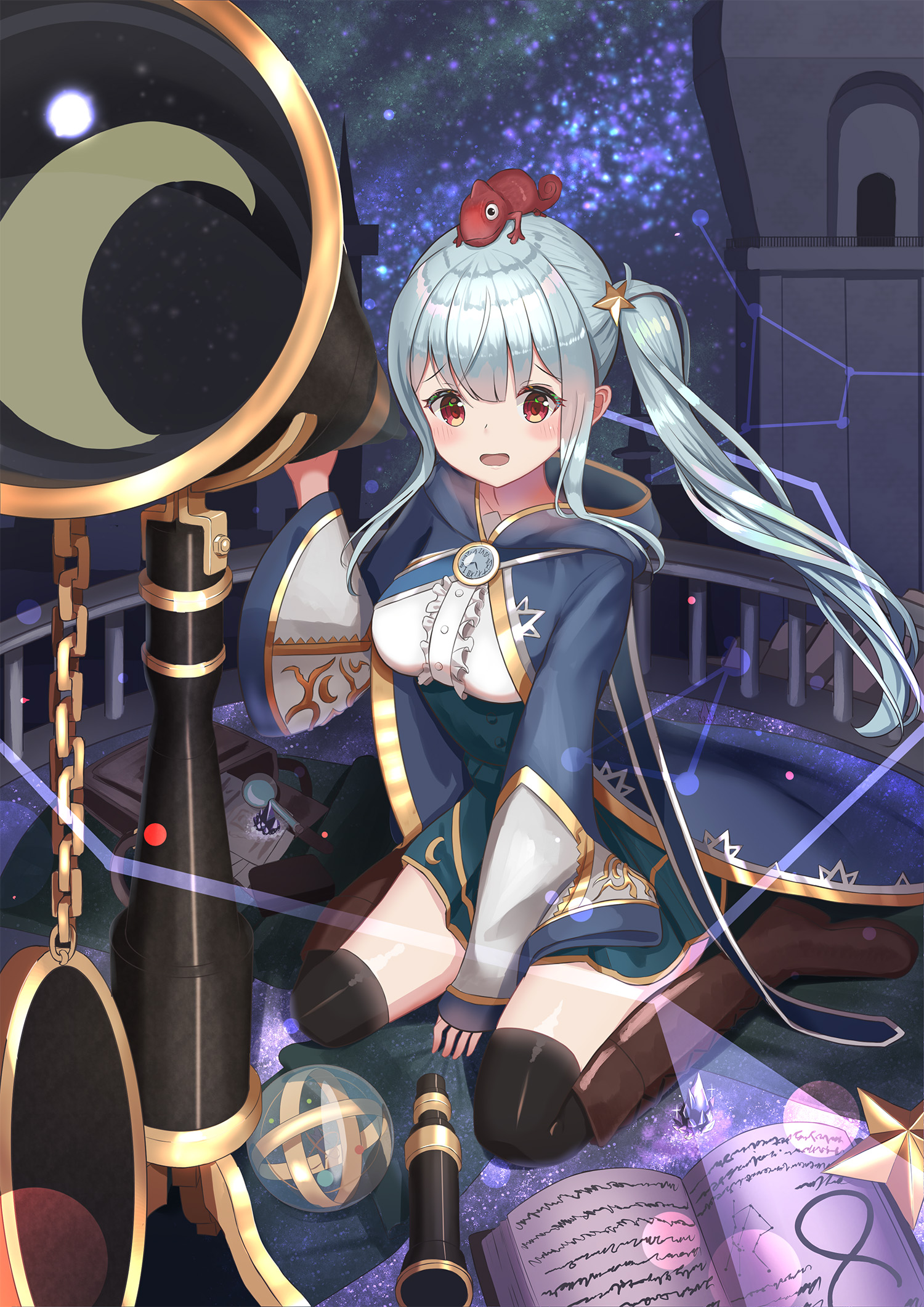 动漫马尾辫少女图片，各种不同绑法的二次元马尾辫动漫美少女高清图片集  第8张