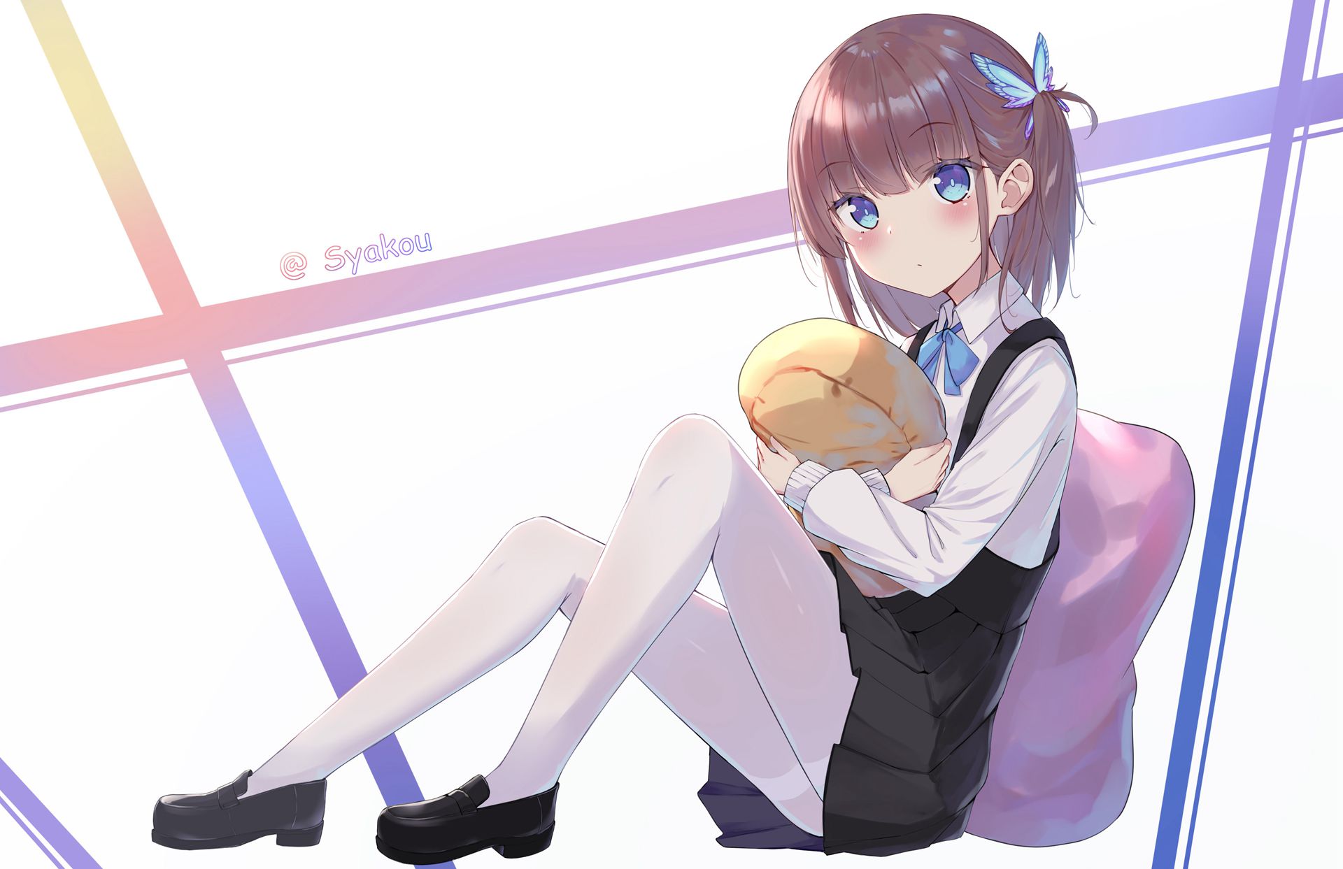 制服短裙丝袜动漫美少女精选图片  第7张