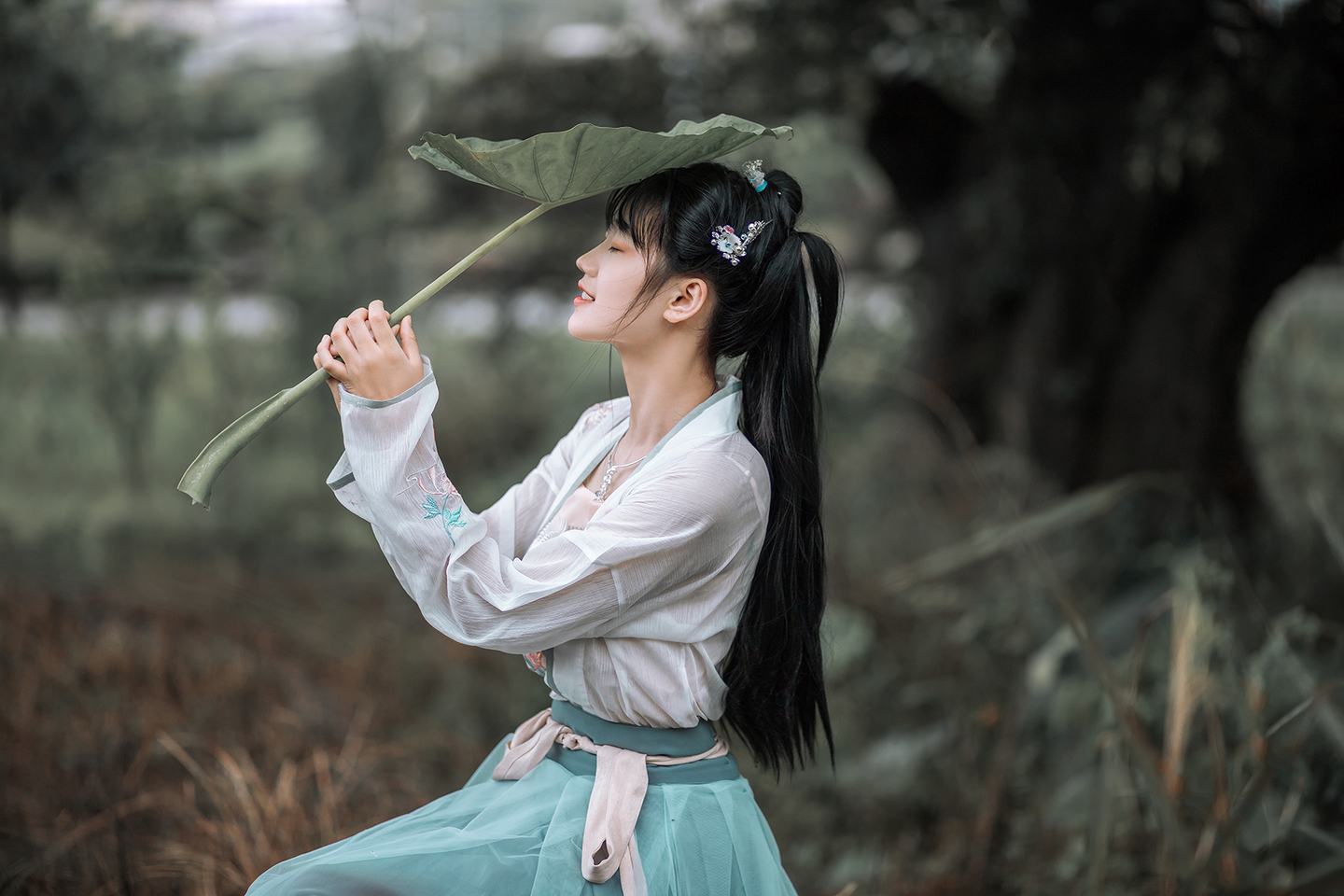 古韵古风：天青色等烟雨,而我在等你  赏沉鱼落雁,观闭月羞花 第5张