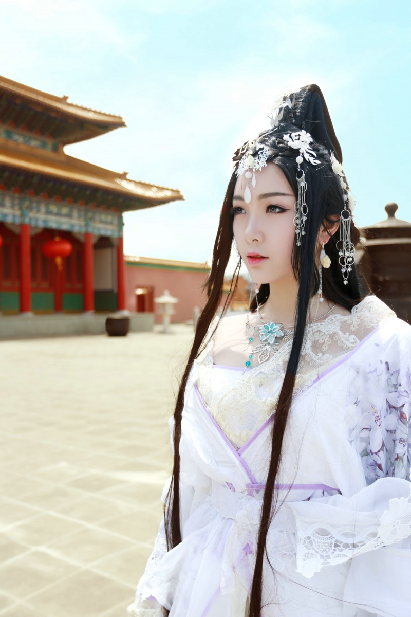 祸国古装美女御姐叶曦禾COS正片