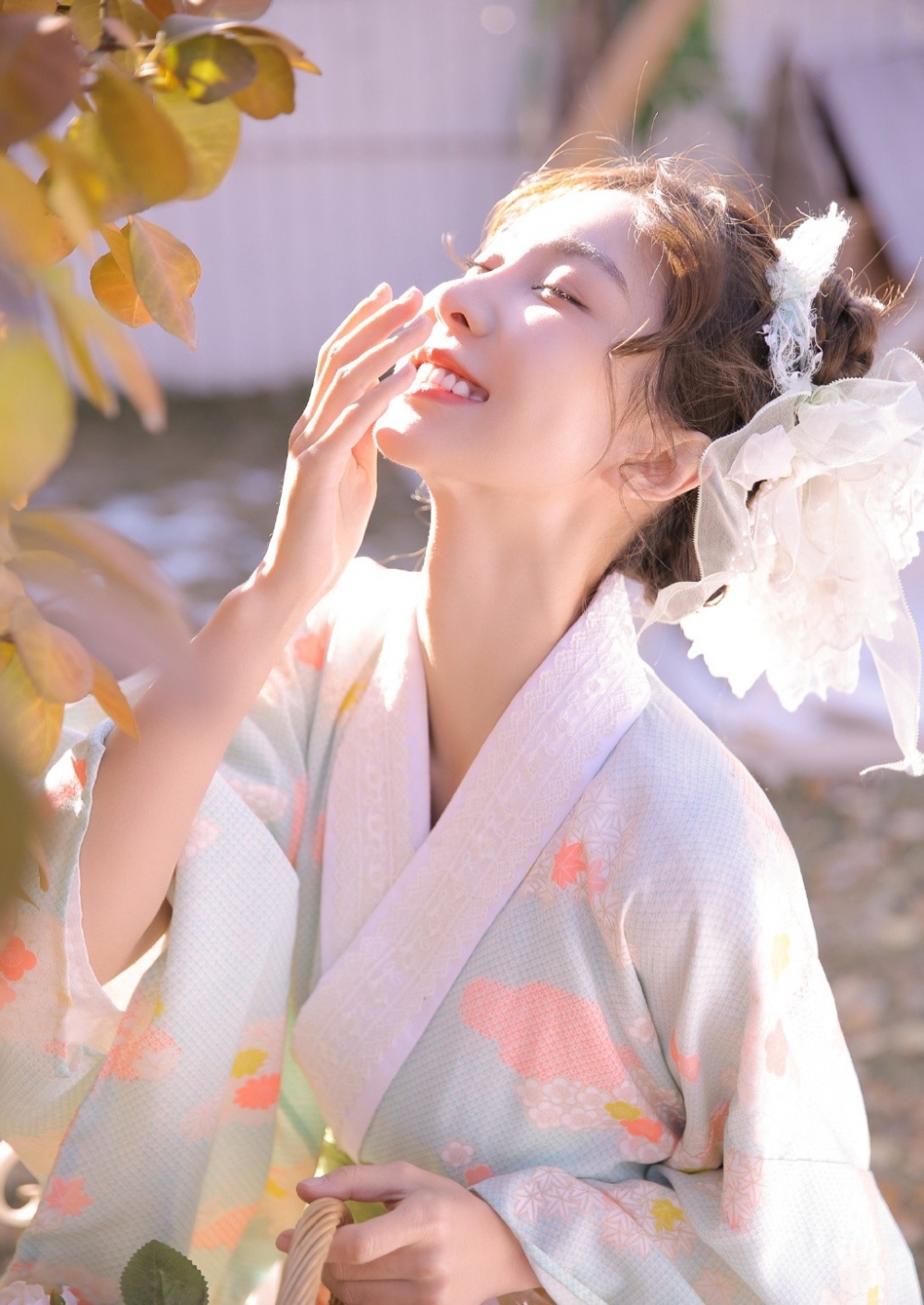 气质温柔五官精致养眼的日本和服美女粉嫩少女心唯美个性写真