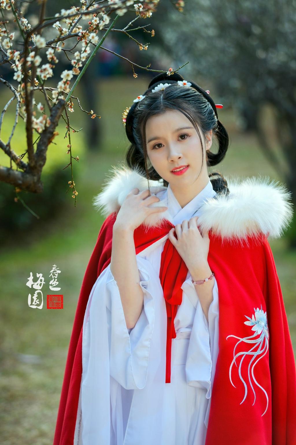 红唇雪肤古装美女高贵典雅美图  第3张