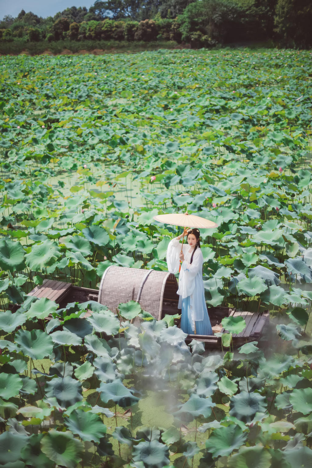 古装美女清新脱俗唯美古风摄影  第2张