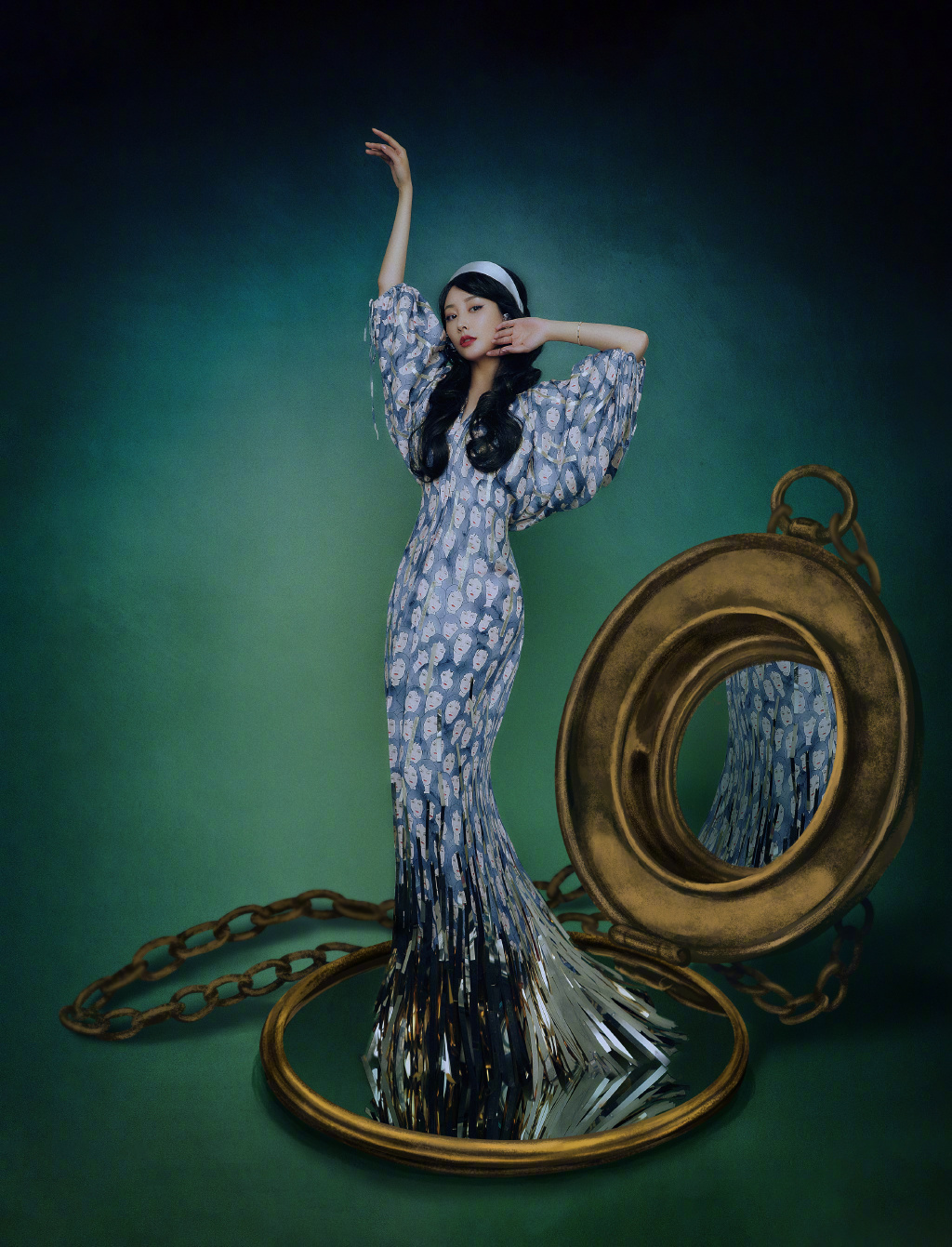李纯复古波浪文艺妩媚写真图片  第6张