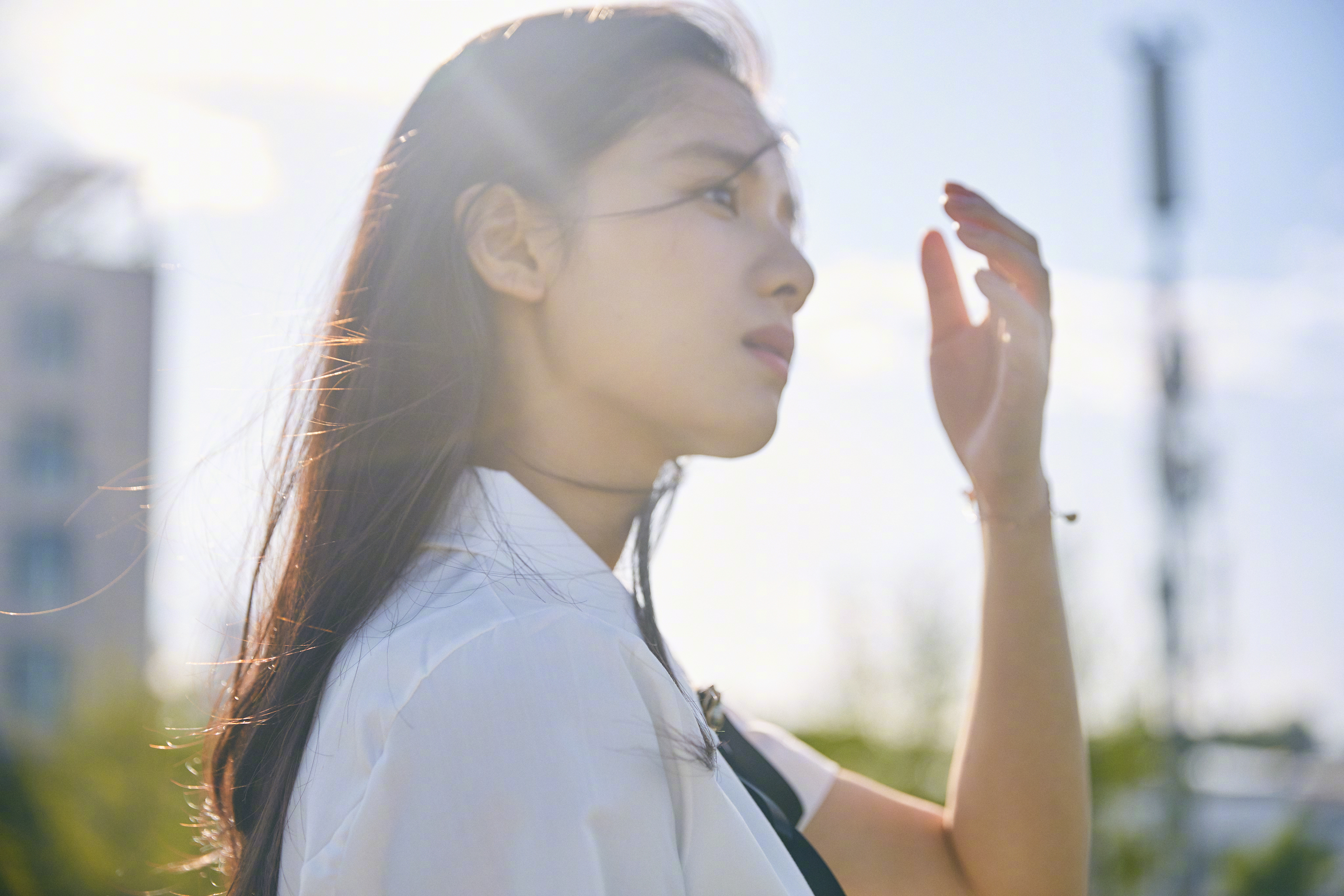 张婧仪校园初恋写真图片