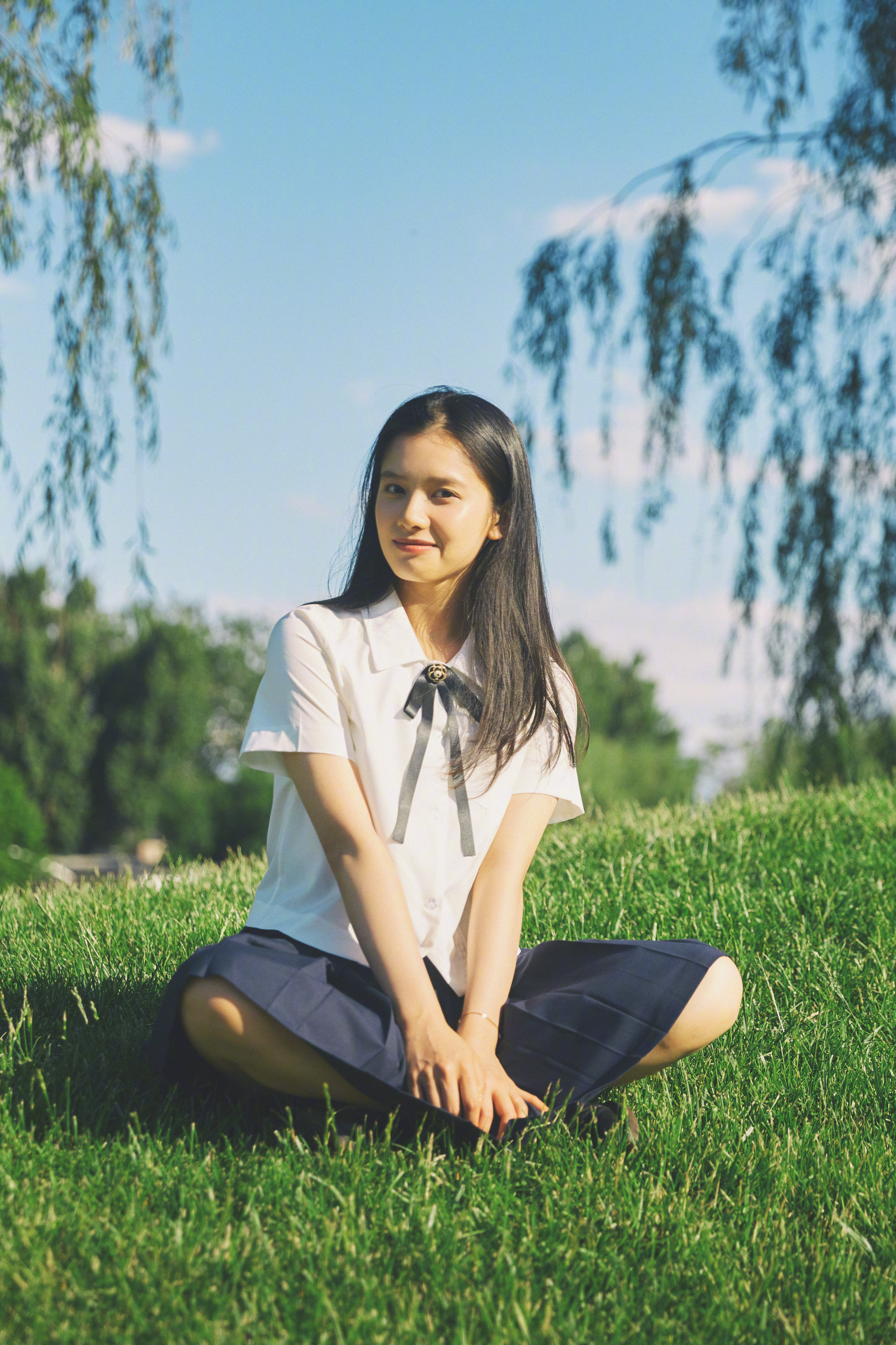张婧仪校园初恋写真图片  第2张
