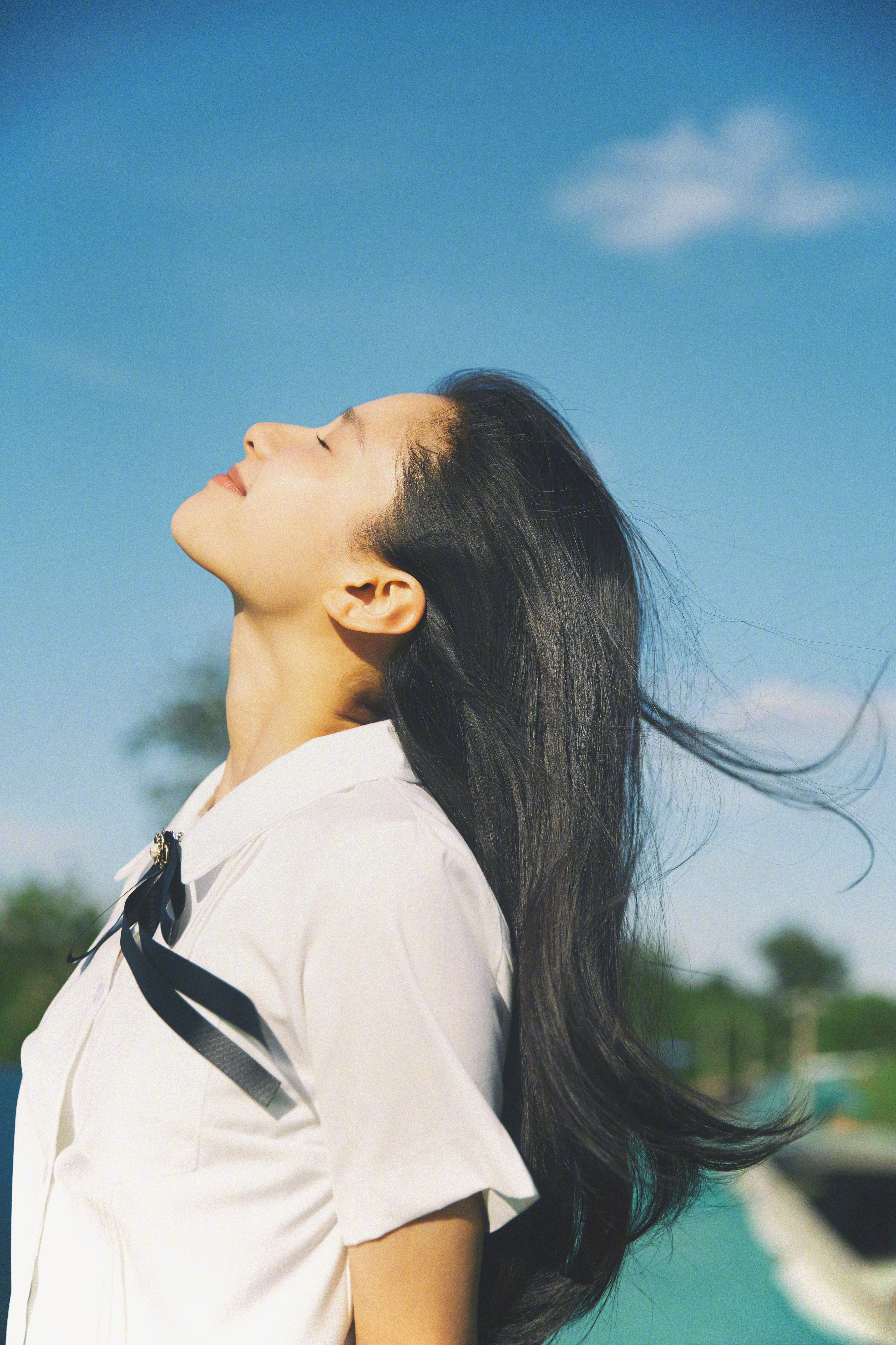 张婧仪校园初恋写真图片  第2张