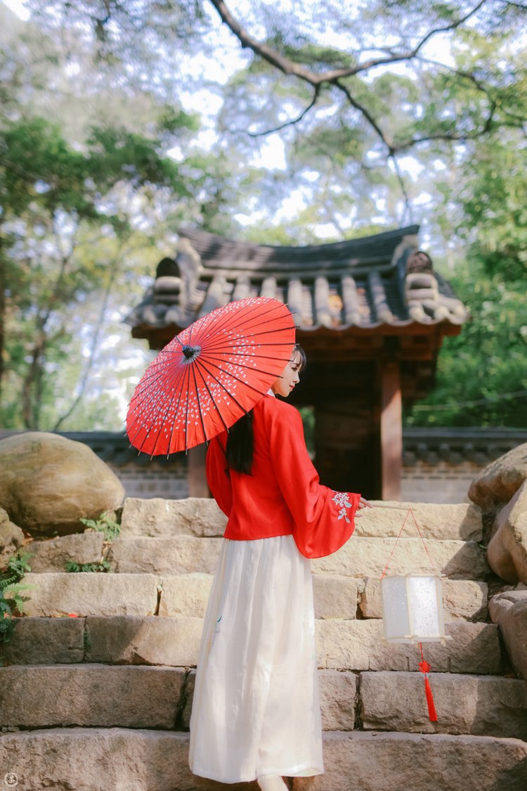 贴春联亚洲美女香艳清纯古风造型唯美文艺写真  第11张