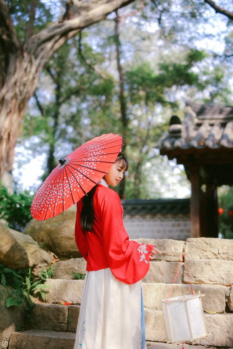 贴春联亚洲美女香艳清纯古风造型唯美文艺写真  第12张