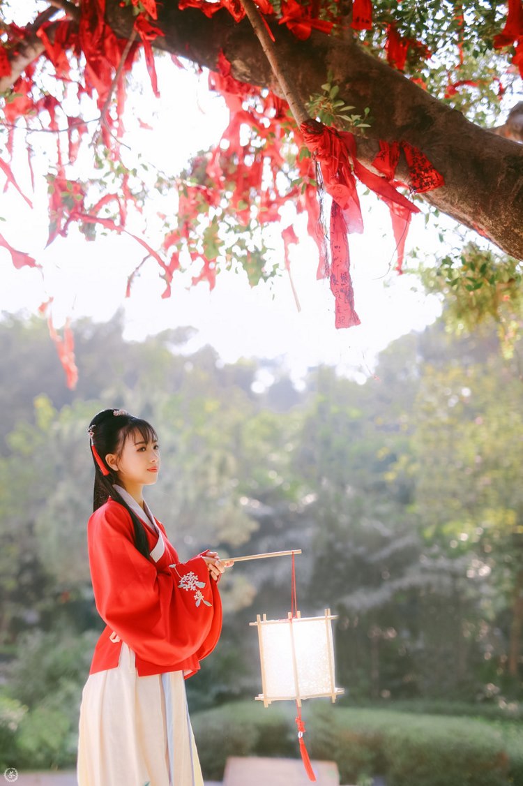 贴春联亚洲美女香艳清纯古风造型唯美文艺写真  第16张