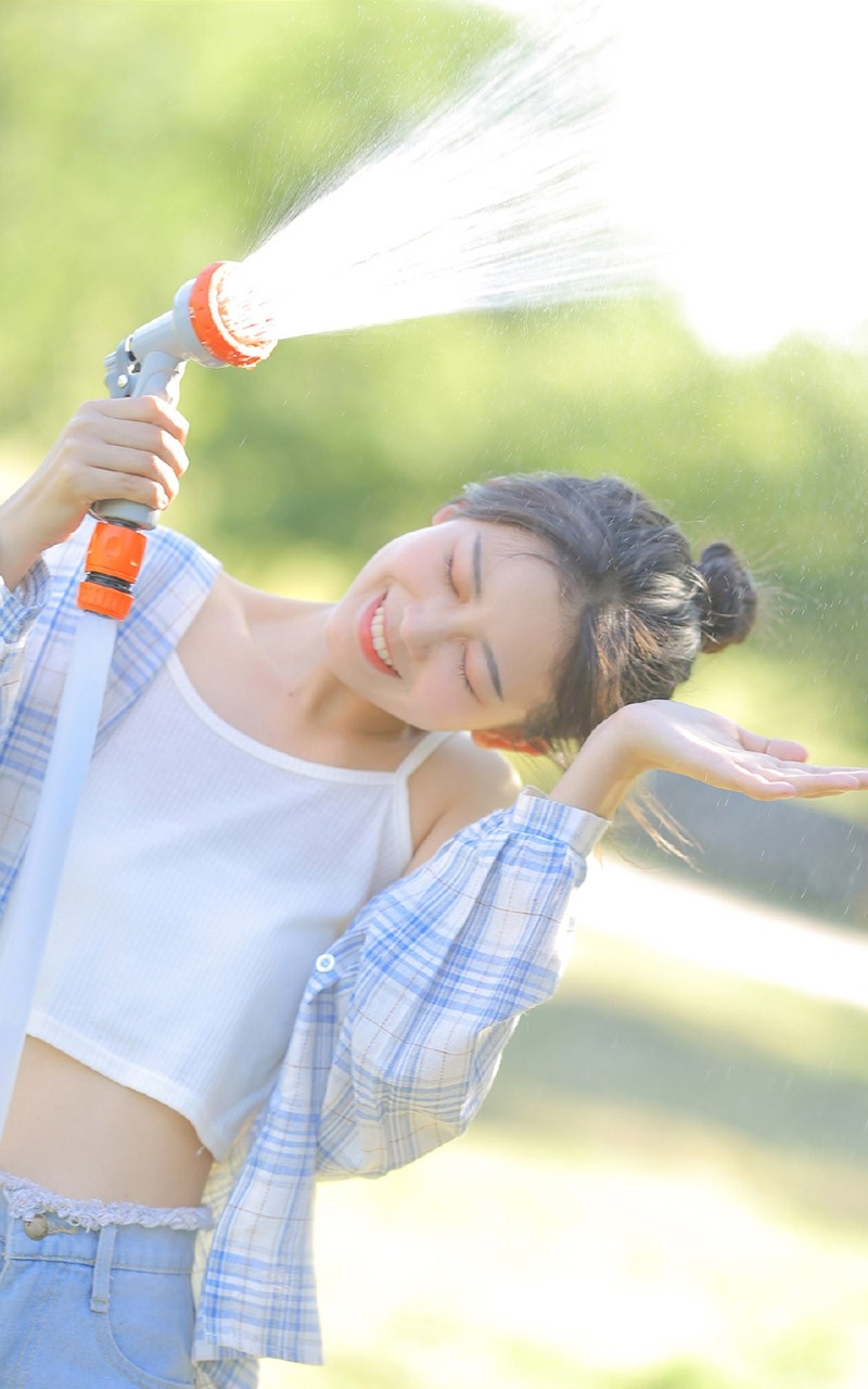 极品正妹日式丸子头甜美笑容清纯气质销魂美女图库  第7张