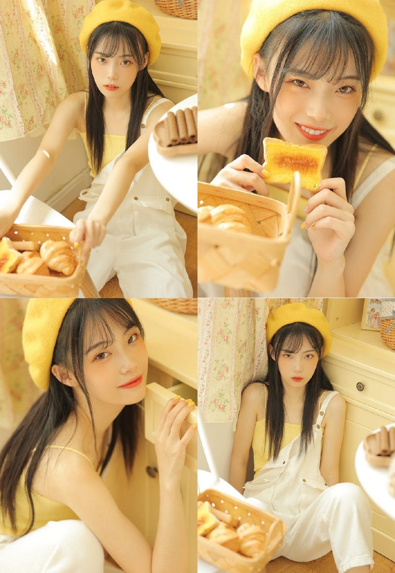 年轻的小姑娘眉清目秀美女套图  第5张