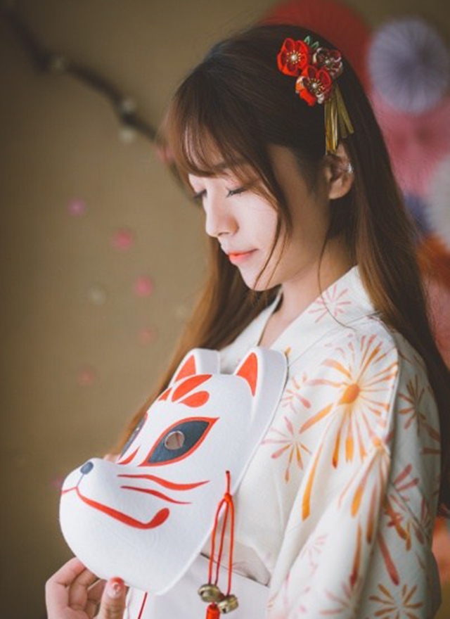 日系和服美女软萌可爱图片  第6张