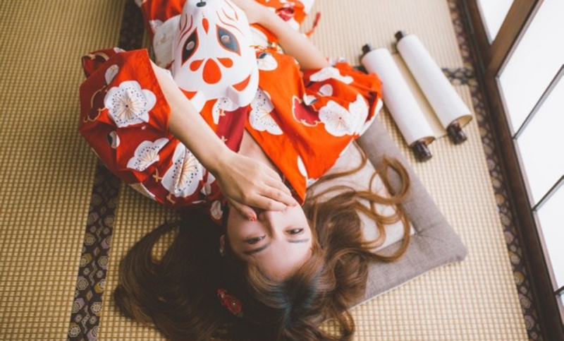 日系和服美女软萌可爱图片  第7张