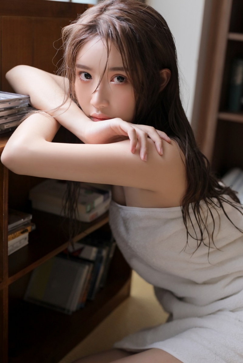 浴巾美人性感湿身诱惑美女辣图  第5张