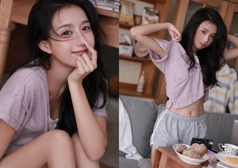 大眼美女粉嫩娇艳漂亮女生图片  第4张