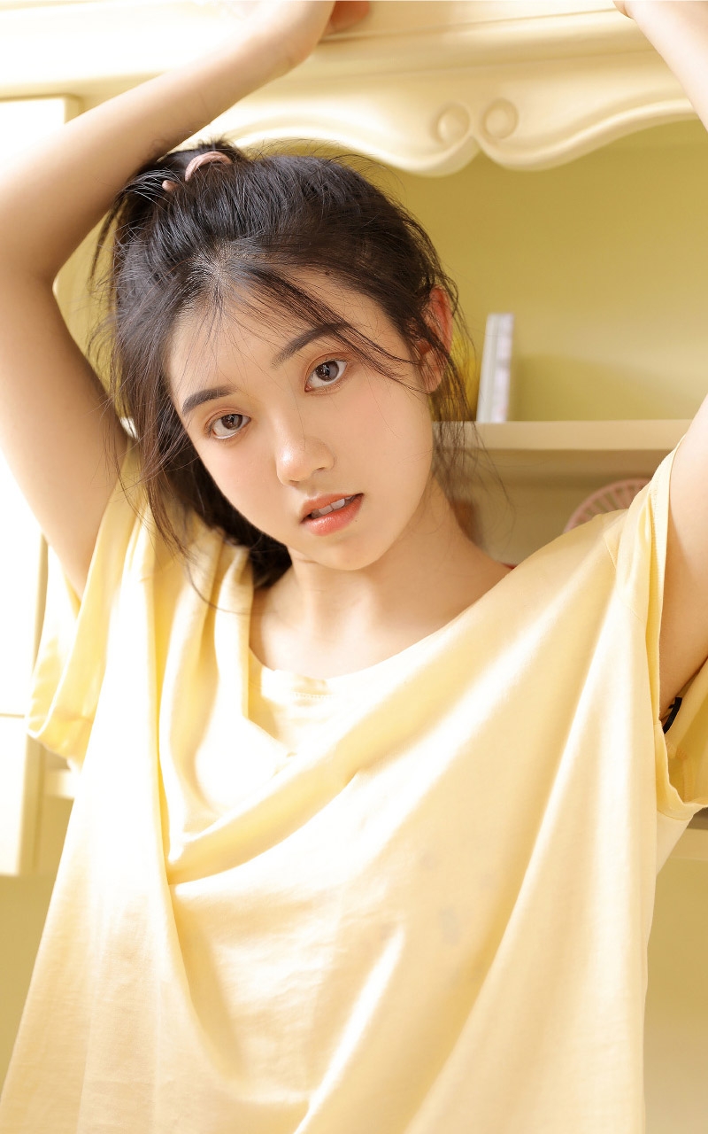 清纯女友长得亭亭玉立清新美女图  第13张