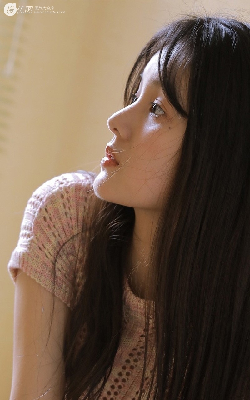 治愈系美人气质纤尘不染唯美图片  第2张