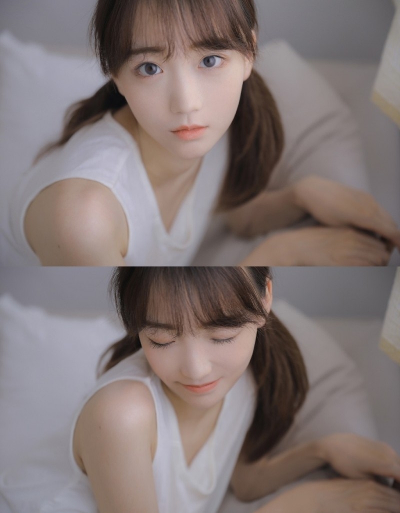 双马尾辫童颜萝莉俏皮可爱写真  第1张