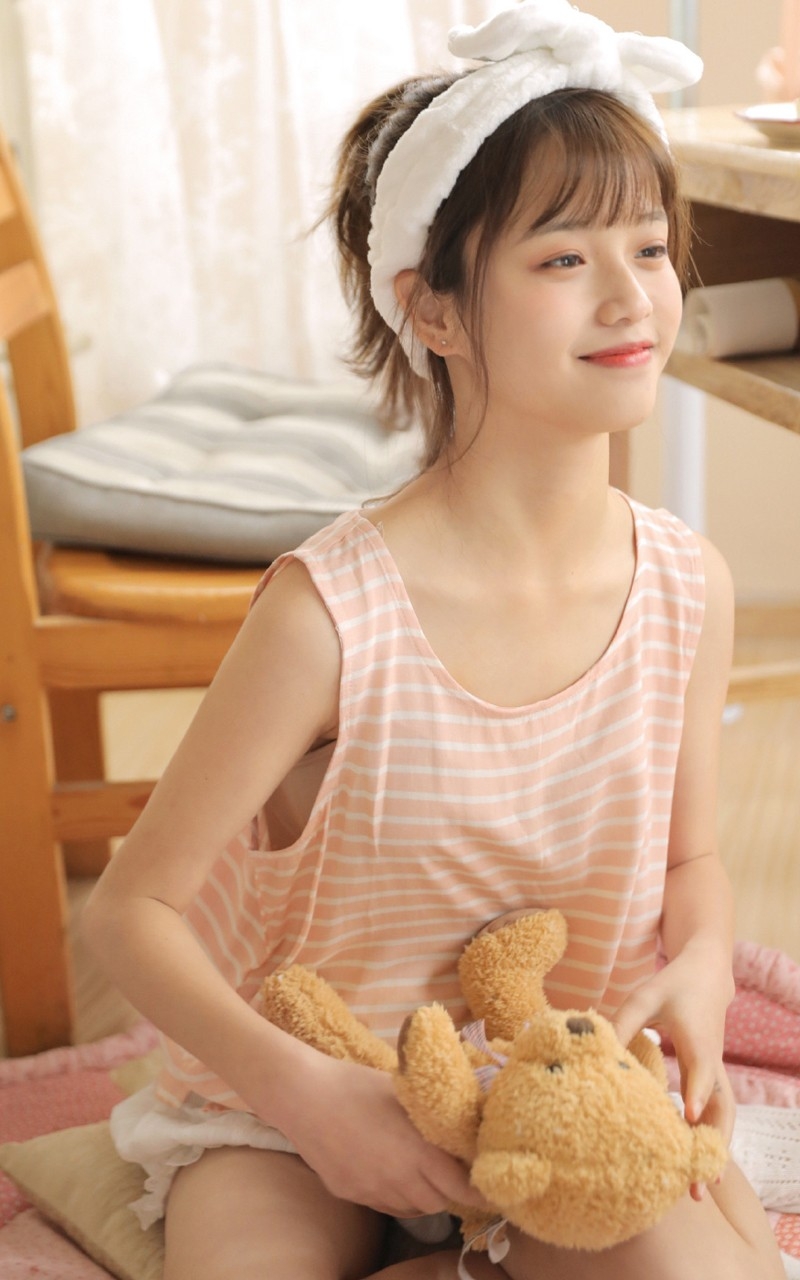 单马尾萌妹子白嫩肌肤私房写真  第16张