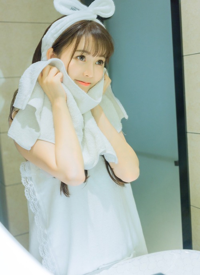 浴巾美女白嫩肌肤吹弹可破美图  第6张