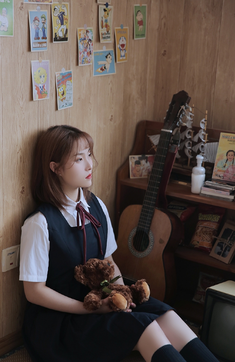 JK制服美女学生妹青春活力套图  第4张