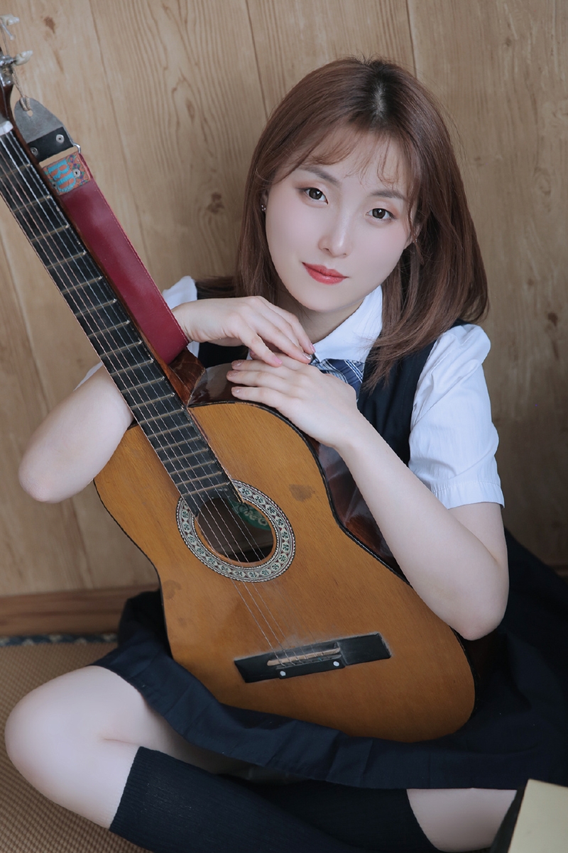 JK制服美女学生妹青春活力套图  第5张