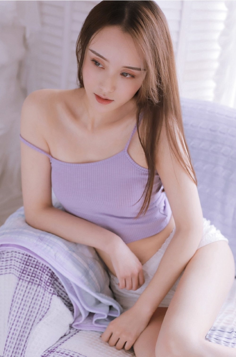 邻家女孩小蛮腰大长腿居家美图  第7张