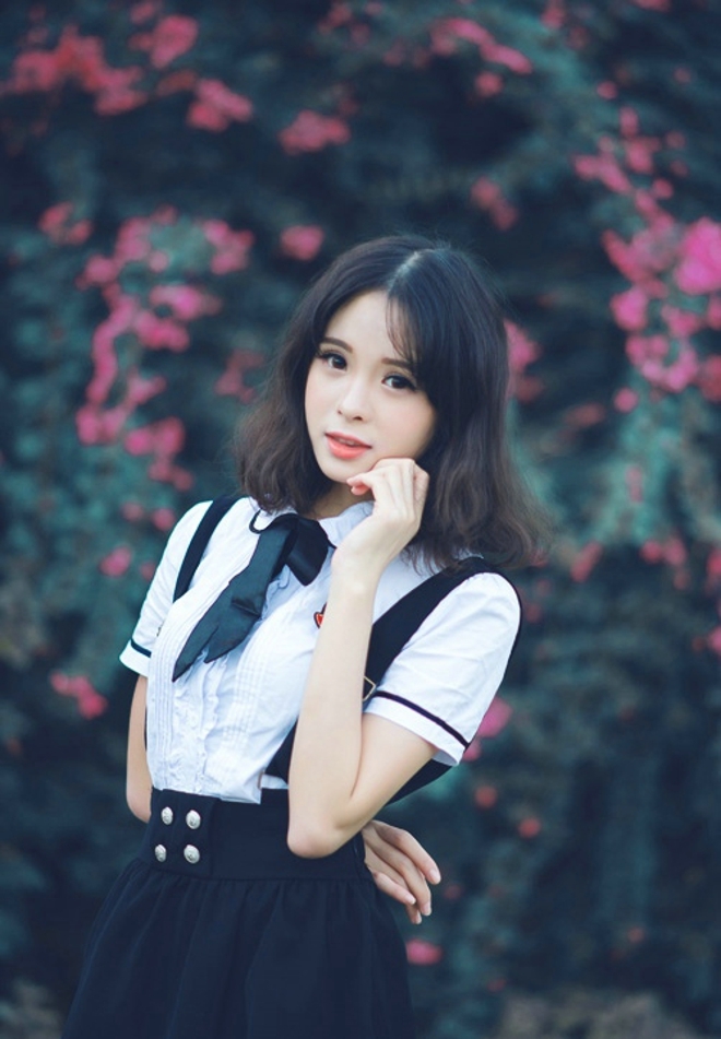 校园女神齐肩短发青春靓丽套图  第3张
