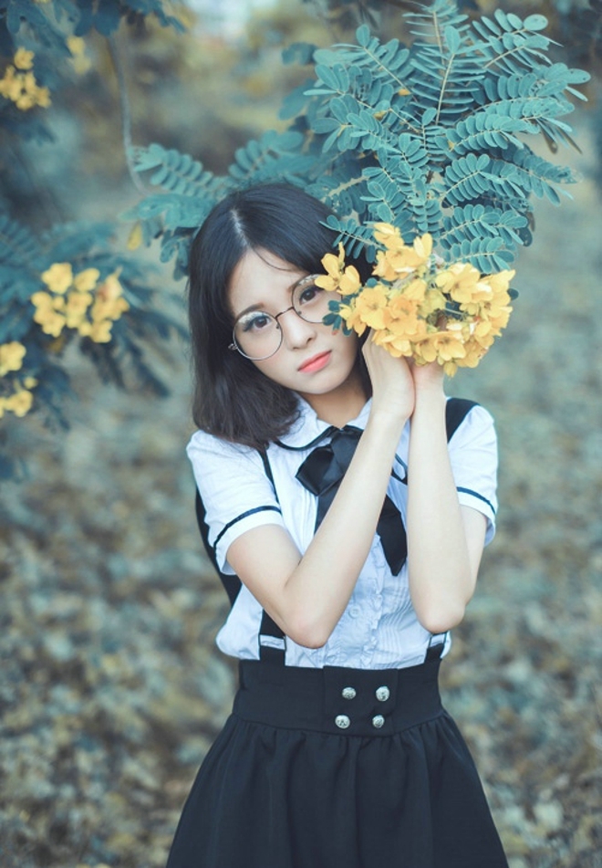 校园女神齐肩短发青春靓丽套图  第5张