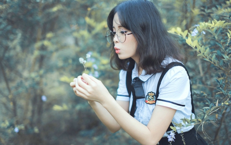校园女神齐肩短发青春靓丽套图  第8张