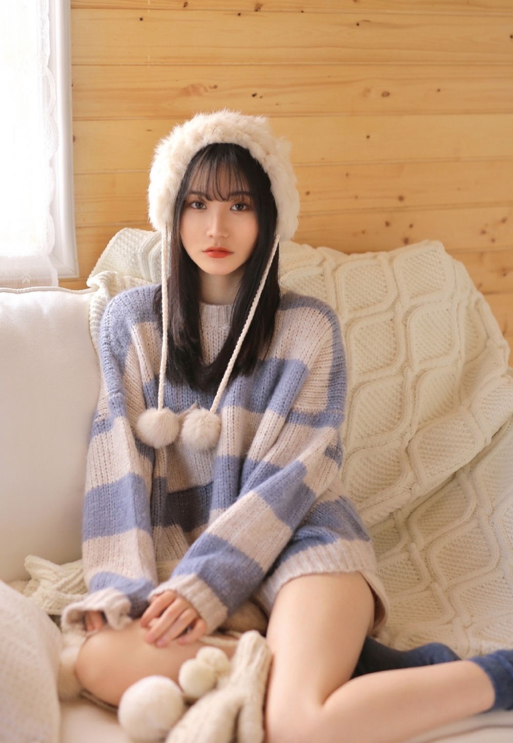 大长腿美少女温柔可人私房写真  第9张