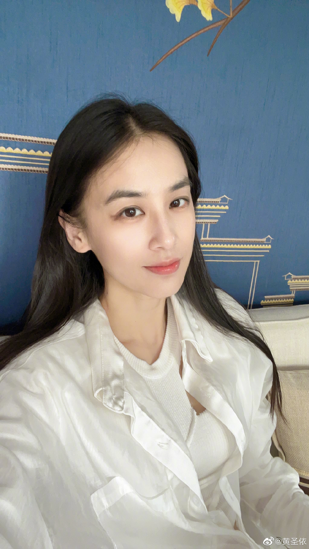 黄圣依古风大片释出 网友直呼"梦回七仙女"  第3张