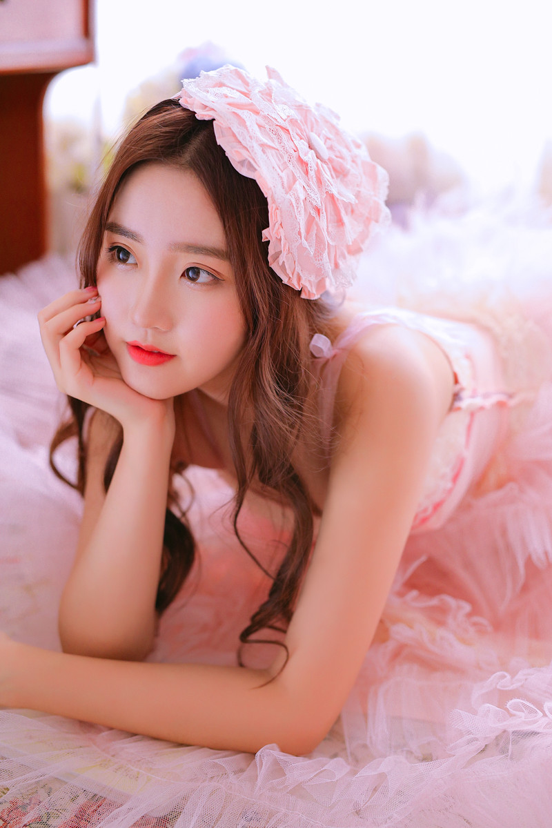 ‪粉色复古少女  第4张