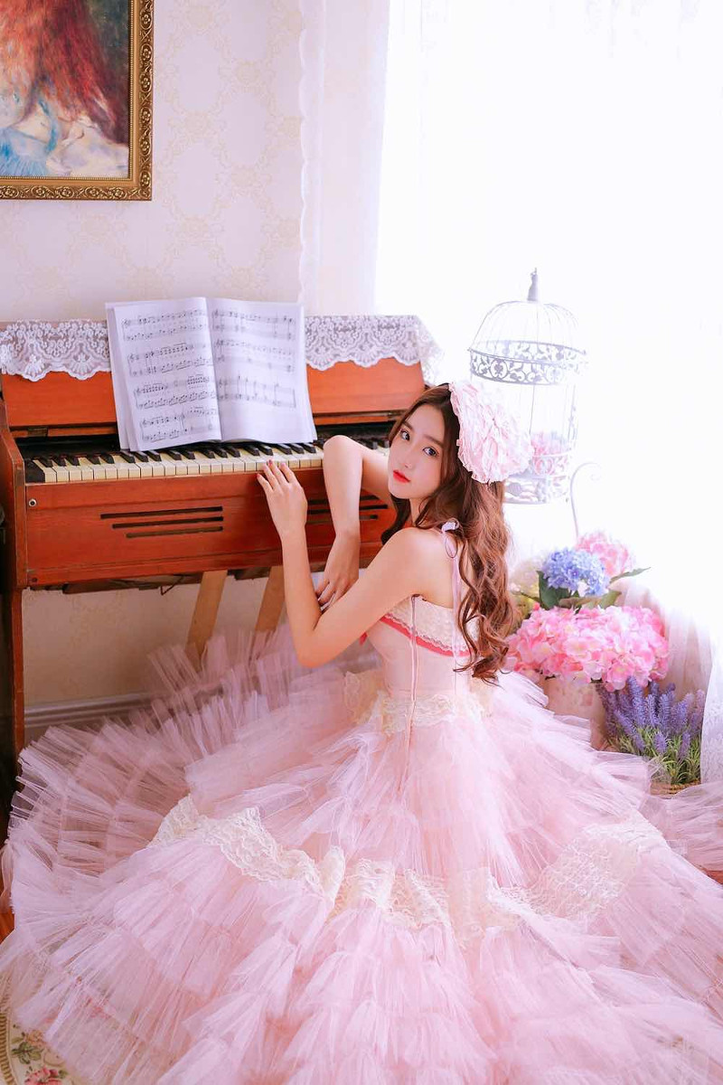 ‪粉色复古少女  第7张