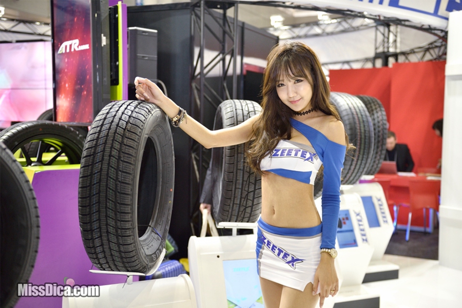 2015年东京车展沙龙站性感车模  第3张