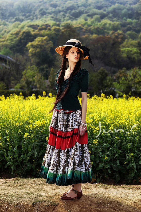 波西米亚女郎气质高贵