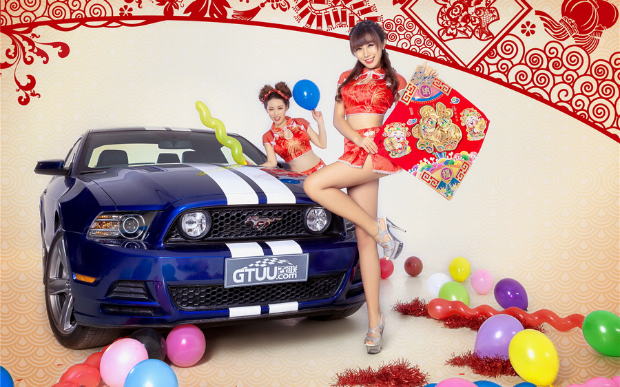 美女车模新年美拍  第8张