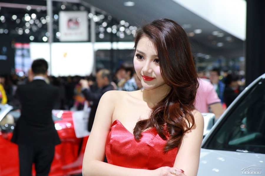 奥迪沉鱼落雁车模